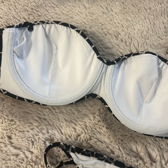 Victorias Secret Animal Snake Print Push-up Swimsuit Bikini 32dd S Small - Picture 6 of 6